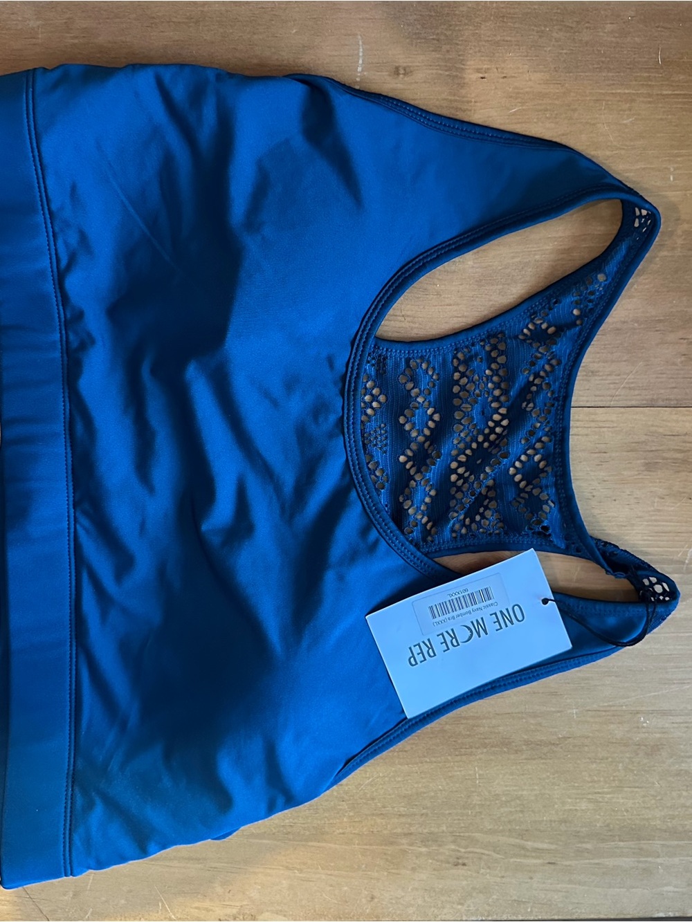 ZYIA Blue Navy Bomber Sports Bra